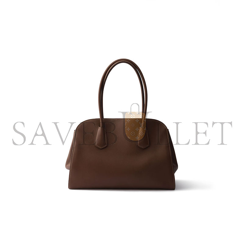 PRADA MEDIUM LEATHER TOTE BAG 1BG606 (34*23*14cm)